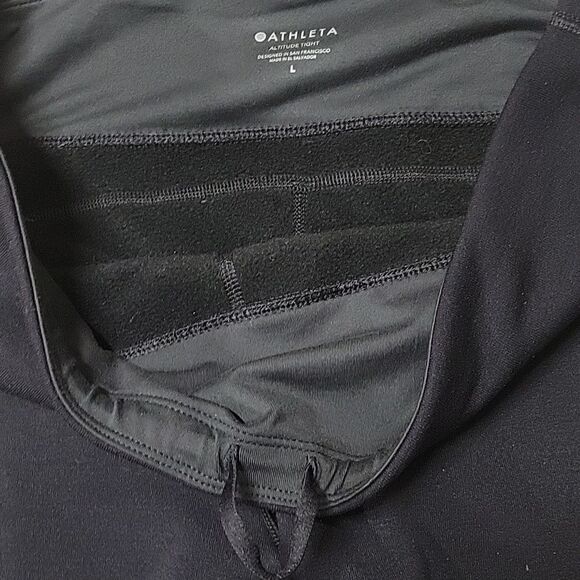 ATHLETA ALTITUTE TIGHT - WOMENS LEGGINGS SIZE LARGE POLY NYLON AND SPANDEX - Picture 6 of 11